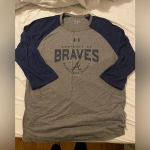 Under Armour Braves Baseball Tee